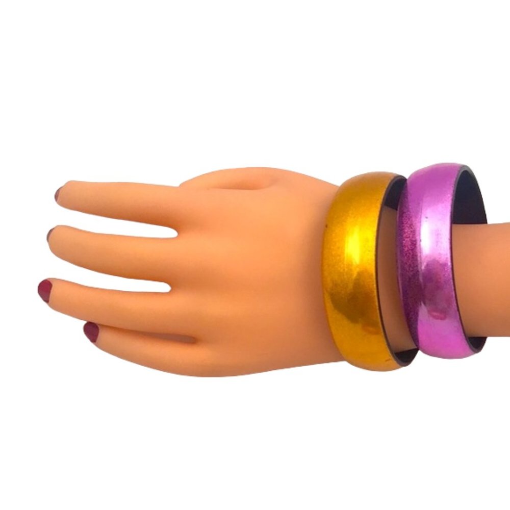 Metallic Bangle Bracelet Bundle Set - image 2